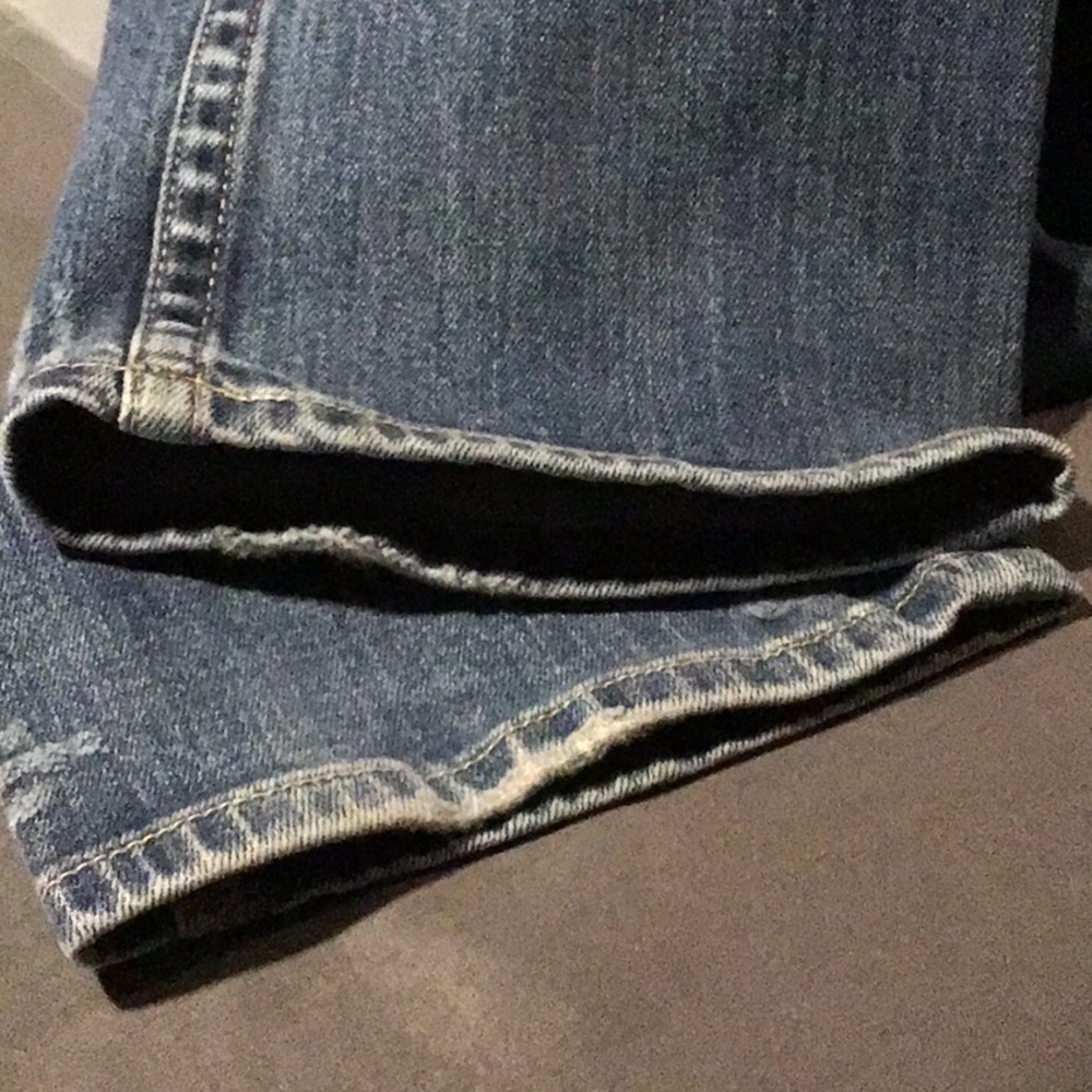 Low Rise Skinny77 w/ 31.5" Inseam🦅 American Eagle Y2K Denim Jean Size 12 sac704 - Picture 7 of 9